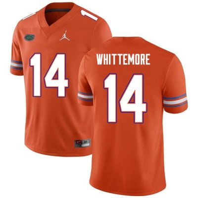 Men's Florida Gators #14 Trent Whittemore NCAA Nike Orange Authentic Stitched College Football Jersey EBP3462ZD